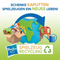 Hasbro weitet Spielzeug-Recycling-Programm aus -